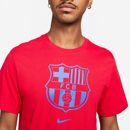 Camiseta Manga Corta de futbol FC Barcelona M Nk Crest Tee