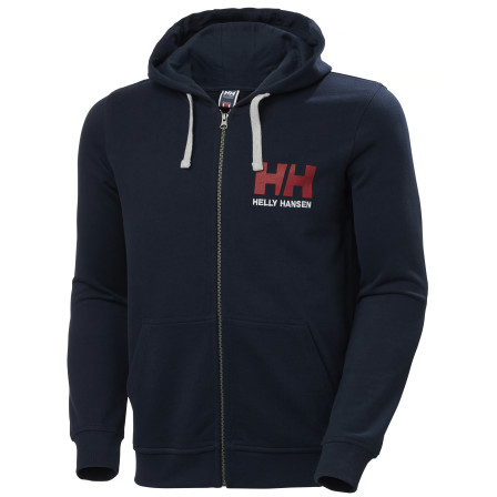 Helly Hansen Sudadera HH Logo Full Zip Hoodie hombre en Azul