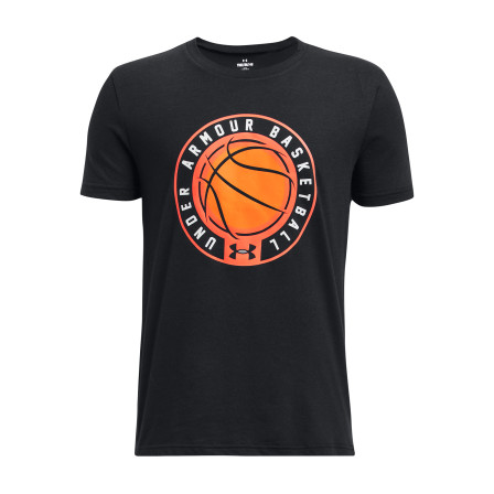 Camiseta Manga Corta de baloncesto Ua Bball Icon Ss -Blk