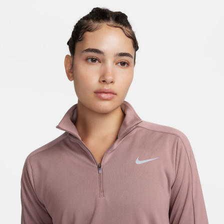 Camiseta Manga Larga de running Nike Dri-Fit Women'S 1/2-Zip P