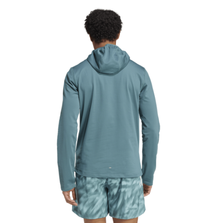 Sudadera de running Own The Run Winterized Hooded Half-Zip