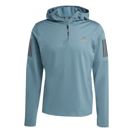 Sudadera de running Own The Run Winterized Hooded Half-Zip