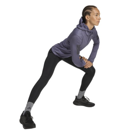Sudadera de running Own The Run Winterized Hooded Half-Zip