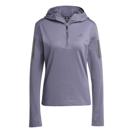 Sudadera de running Own The Run Winterized Hooded Half-Zip