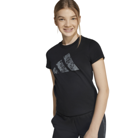 Camiseta de sportswear adidas Girls Animal Big Logo Single Jersey T-Shirt Kids