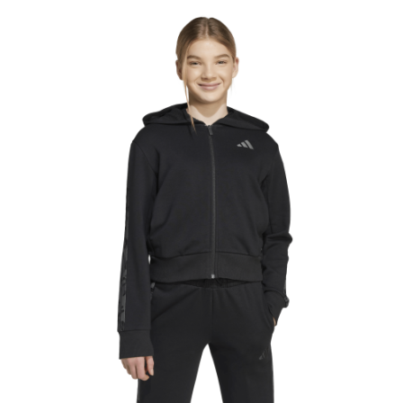 Chandal de sportswear adidas Girls 3-Stripes Animal French Terry Hooded Track Top Kids