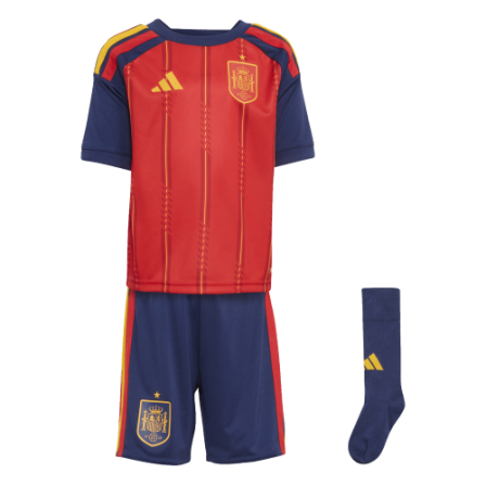Conjunto de fútbol primera equipación España 26