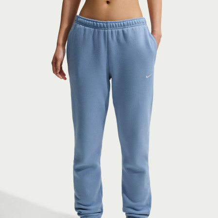 Pantalones de sportswear W Nk Stdo Flc Mw Mr Std Cf Pnt