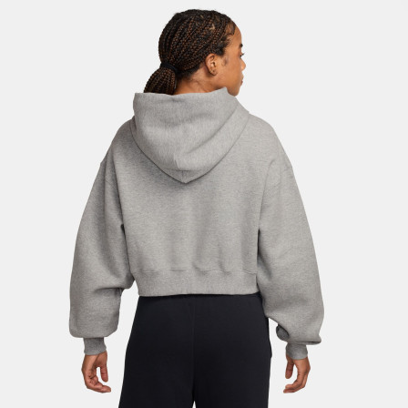 Sudadera de sportswear W Nk Stdo Flc Mw Os Crp Fz Hdy