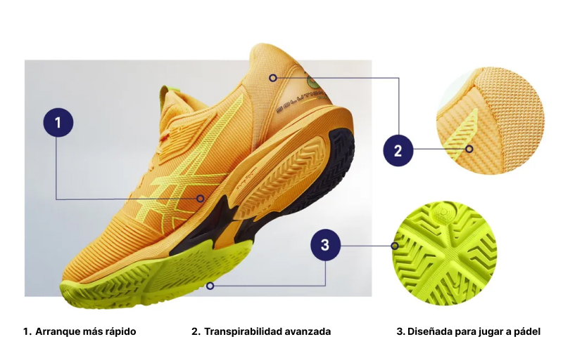 Asics zapatillas pádel