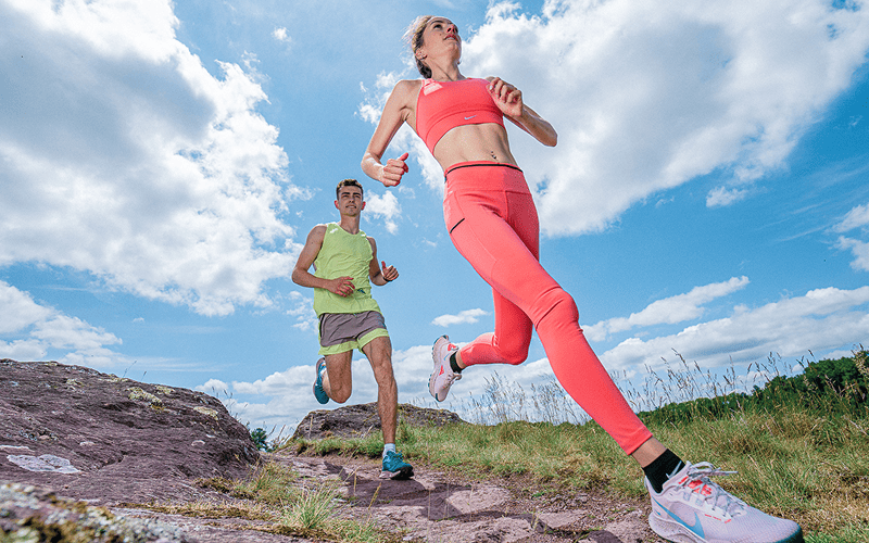 correr por la montaña